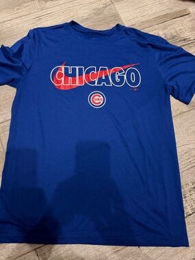 Nike Royal Blue Chicago Cubs Graphic Tee